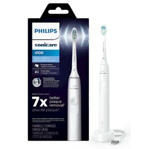 Philips Sonicare 4100 Power Toothbrush, White, NWT